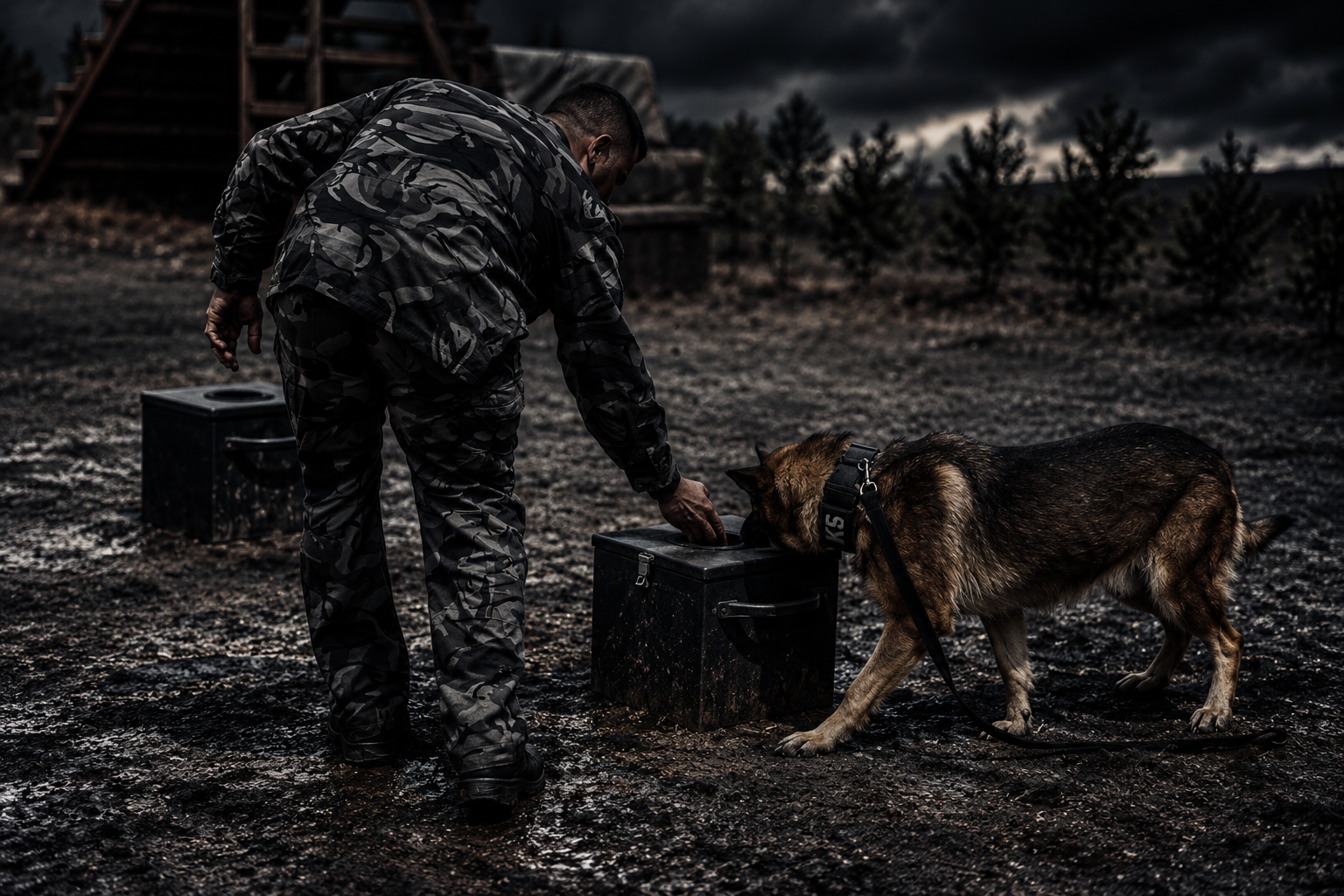 narcotics unit security dog